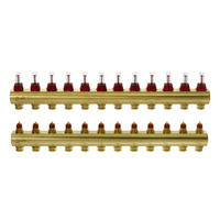 Розподільчий колектор Danfoss FHF-12F з ротаметрами (088U0532)