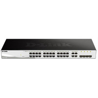 Комутатор D-Link DGS-1210-28/F 24xGE, 4xGE/SFP, WebSmart