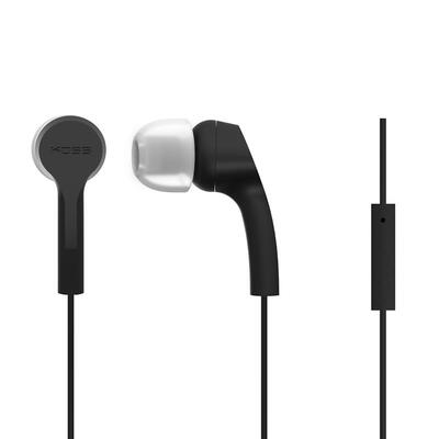 Навушники In-Ear Koss KEB9iK, 3.5 mini-jack, Mic, Чорний