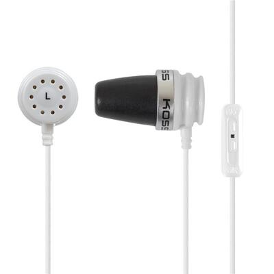 Навушники In-Ear Koss Spark Plug VCw Noise Isolating, 3.5 mini-jack, Білий