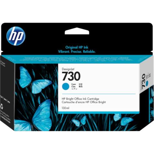Картридж струменевий HP 730 Cyan, 300 ml (P2V68A)