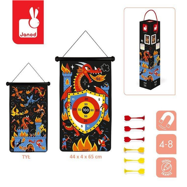 Гра Janod Магнітний дартс Дракони