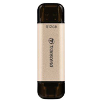 Накопичувач Transcend 512GB USB 3.2 Type-A + Type-C JetFlash 930 R420/W400MB/s Чорний