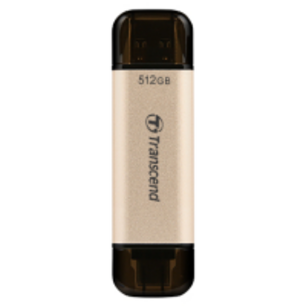 Накопичувач Transcend 512GB USB 3.2 Type-A + Type-C JetFlash 930 R420/W400MB/s Чорний