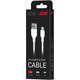 Кабель USB-A > Lightning зарядки/синхронизации 2E, 1м, Glow, белый