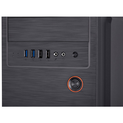 Корпус 2E Alfa E1802 без БП 4xUSB3.0, VGA 320мм ATX чёрный