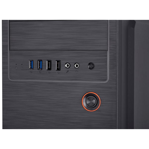 Корпус 2E Alfa E1802 без БП 4xUSB3.0, VGA 320мм ATX чёрный