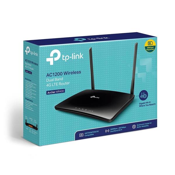Бездротовий маршрутизатор (роутер) TP-Link Archer MR400