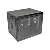 Шафа 19" , 600х500х507 мм (Ш*Г*В), акрилове скло, чорна