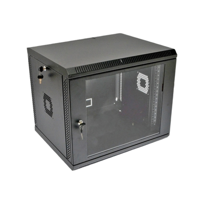 Шафа 19" , 600х500х507 мм (Ш*Г*В), акрилове скло, чорна