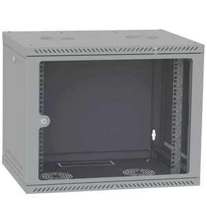 Шафа телекомунікаційна двері скло (сіра)