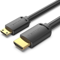 Кабель Vention HDMI - mini-HDMI (M/M), 3 м, Black (AGHBI)