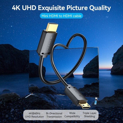 Кабель Vention HDMI - mini-HDMI (M/M), 3 м, Black (AGHBI)