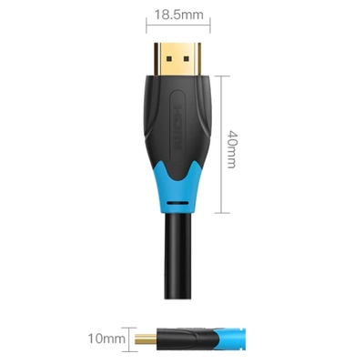 Кабель HDMI M - M, 8.0 м, V2.0, 4K 60Гц, PVC Vention