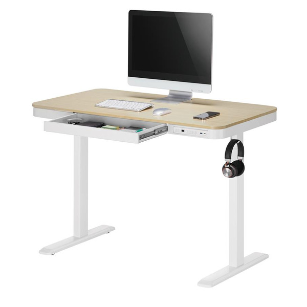 Стіл 2Е з регулюванням висоти White (2E-CE218D-MOTORIZED)