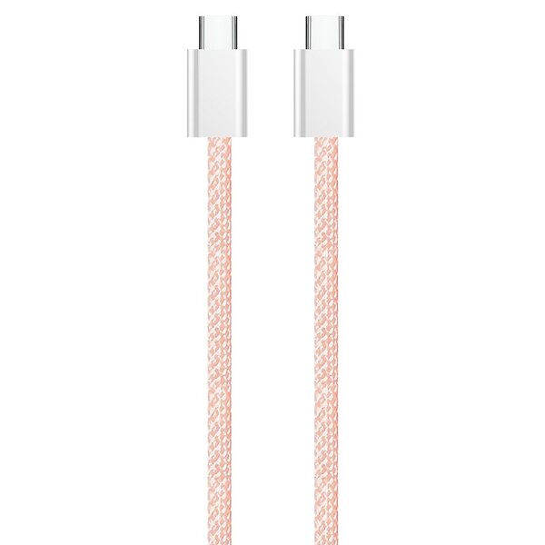 Кабель ColorWay USB Type-C + USB Type-C (M/M), 3.0 А, 1 м, Pink (CW-CBPDCC061-P)