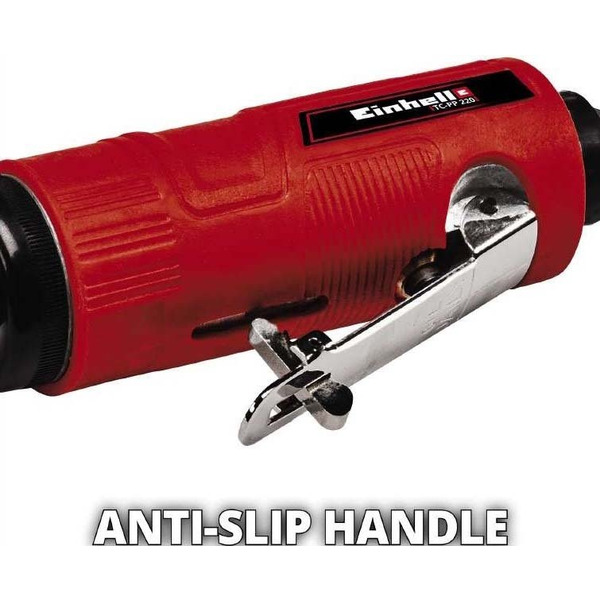 Шлифмашина прямая Einhell TC-PP 220 пневматическая, 6.3бар, 142 л/мин, 0.61кг