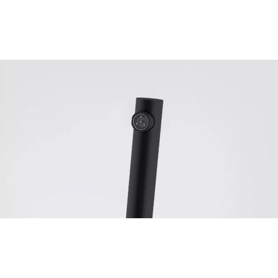 Смеситель для кухни Franke Lina L Shape, дл.излива - 212мм, поворотный, 1 рычаг, черный матовый