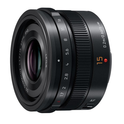Объектив Panasonic Micro 4/3 Lens 15mm f/1.7 ASPH Black