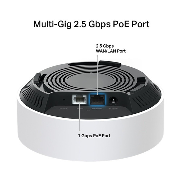 Система WiFi-Mesh TP-LINK Deco X50 AX3000, 1xGE LAN/WAN, 1x2,5GE LAN/WAN, 3мод, PoE