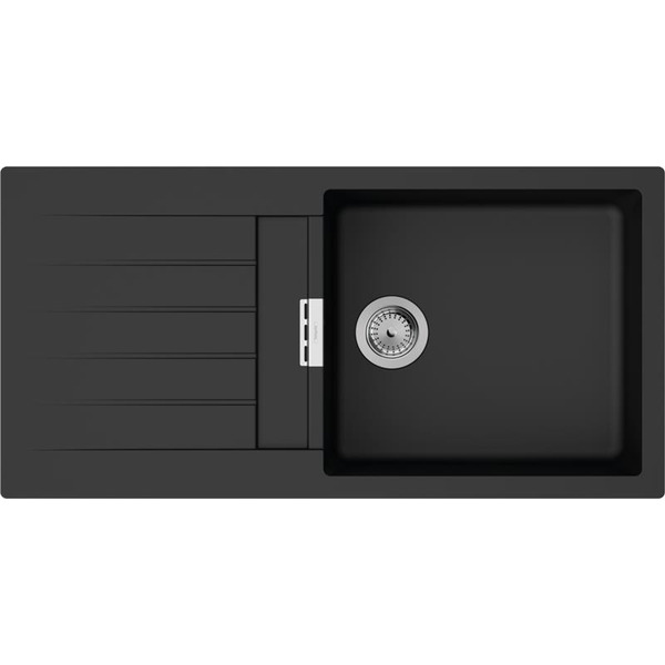 Мойка кухонная Hansgrohe S52 S520-F480 Черный графит (43358170)
