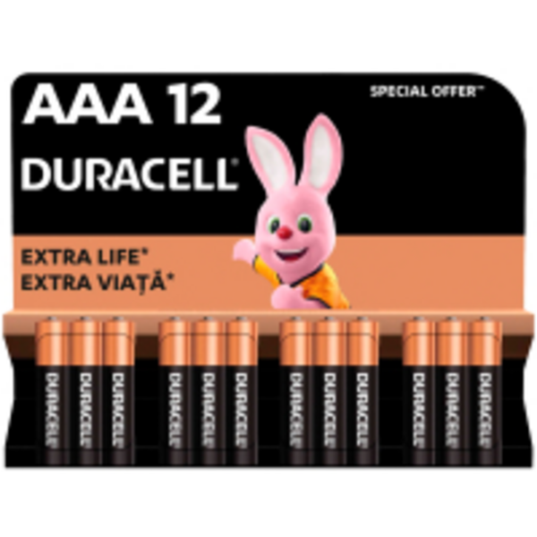 Батарейка DURACELL LR03 MN2400 1x12 шт.