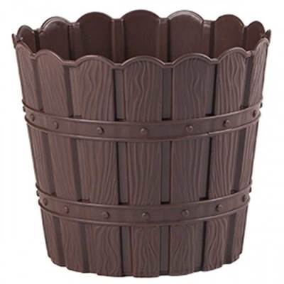 Горщик для квітів VIOLET HOUSE 1046 BAMBOO BROWN ііз дренажем 3 л. (1046 BAMBOO BROWN д/квітів із дренажем 3 л.)