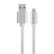 Кабель Cablexpert USB - Lightning (M/M), 1.8 м, серебристый (CCB-mUSB2B-AMLM-6-S)