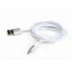 Кабель Cablexpert USB - Lightning (M/M), 1.8 м, серебристый (CCB-mUSB2B-AMLM-6-S)