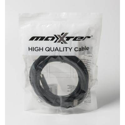 Кабель Maxxter HDMI - HDMI V 1.4 (M/M), 4.5 м, черный (V-HDMI4-15) пакет