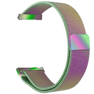 Ремінець BeCover Milanese Style для Samsung Galaxy (20mm)/Watch 5/ Watch 4 40/44mm/Watch 4 Classic 42mm/Watch Active/Active 2 40/44mm/Watch 3 41mm/Gear S2/Classic/Gear Sport Rainbow (707678)