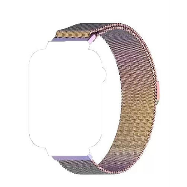 Ремінець BeCover Milanese Style для Samsung Galaxy (20mm)/Watch 5/ Watch 4 40/44mm/Watch 4 Classic 42mm/Watch Active/Active 2 40/44mm/Watch 3 41mm/Gear S2/Classic/Gear Sport Rainbow (707678)