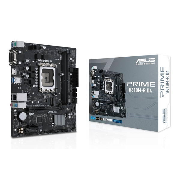 Материнська плата Asus Prime H610M-R D4-SI Socket 1700