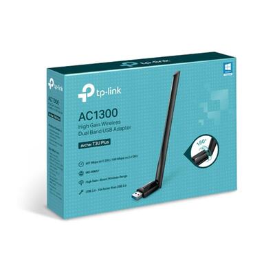 Беспроводной адаптер TP-Link Archer T3U Plus (AC1300, USB 3.0, внешняя антенна)