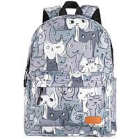 Рюкзак міський 2E TeensPack / Cats, Grey (2E-BPT6114GC)