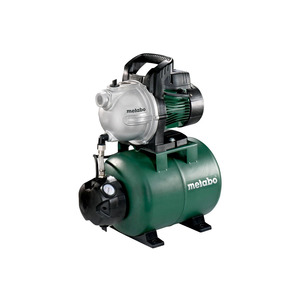 Насосна станція Metabo HWW 3300/25 G, 900 Вт, 3.3 куб/год, висота подачі 45м, всмоктування до 8 м, ресивер 24л 16.2 кг