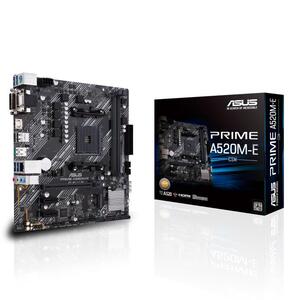 Материнcька плата ASUS PRIME A520M-E/CSM sAM4 A520 2xDDR4 HDMI D-Sub DVI mATX