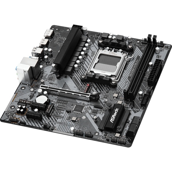Материнська плата ASRock B650M-H/M.2+ (AM5/B650, 2*DDR5, PCIex16, DP/HDMI, 4xSATAІІІ, 2xM.2, GLan, 7.1ch, mATX)