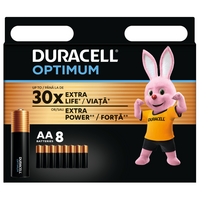 Батарейка DURACELL LR06 KPD 08*10 Optimum уп. 1x8 шт.