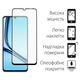 Захисне скло Dengos для Realme Note 50 Black Full Glue (TGFG-371)