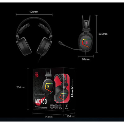 Гарнітура A4Tech MC750 Bloody Black