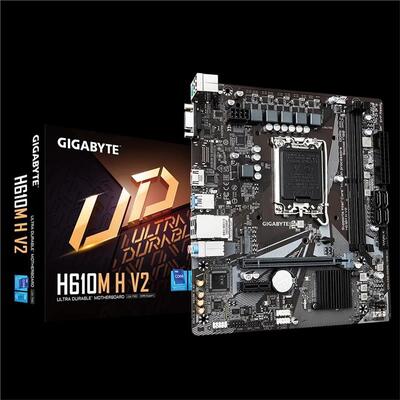 Материнська плата GIGABYTE H610M H V2 s1700 H610 2xDDR5 HDMI D-Sub mATX