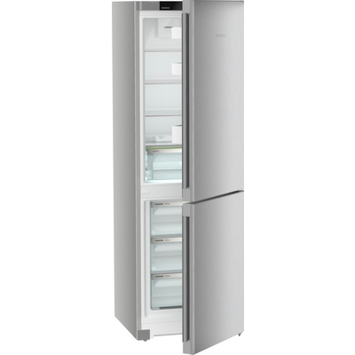 Холодильник Liebherr з нижн. мороз., 185.5x59.7х67.5, холод.відд.-225л, мороз.відд.-94л, 2дв., А++, NF, диспл внутр., сірий