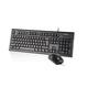 Комплект (клавіатура, миша) A4Tech KRS-8520D Black