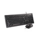 Комплект (клавіатура, миша) A4Tech KRS-8520D Black