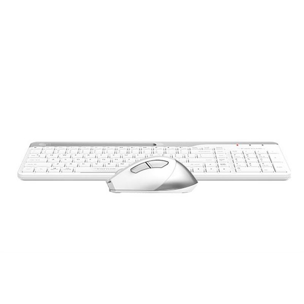 Комплект (клавіатура, миша) бездротовий A4Tech FB2535C Icy White