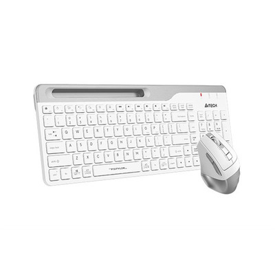 Комплект (клавіатура, миша) бездротовий A4Tech FB2535C Icy White