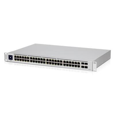Коммутатор Ubiquiti UniFi USW-48 (48xGE, 4xSFP, 1.3" touch LCM, L2)