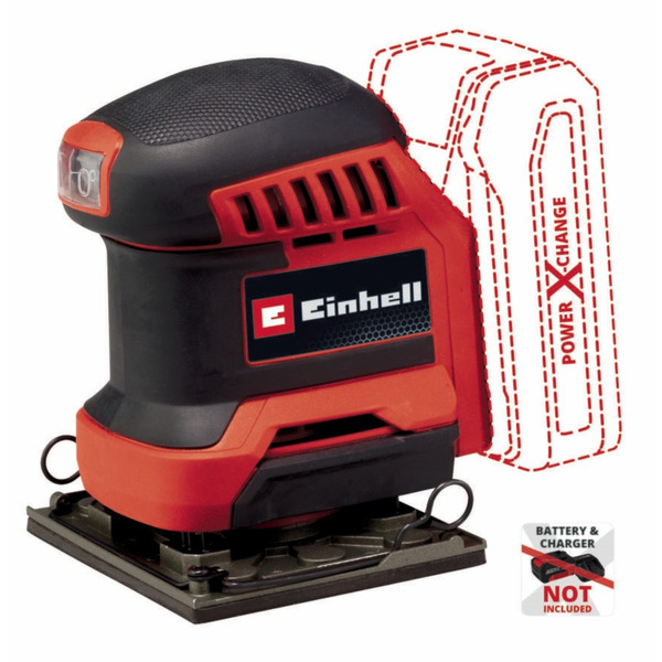 Шлифовальная машина вибрационная аккумуляторная Einhell TE-OS 18/113 Li - Solo 18, 113х101мм 1.04кг без АКБ и ЗУ
