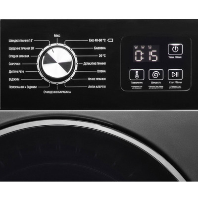 Пральна машина Ardesto Black Mars WMW-6105DGBI